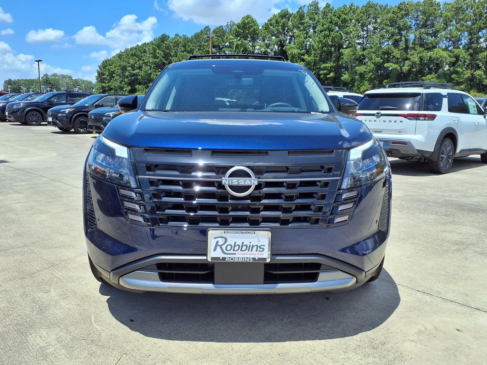 2026 Nissan Pathfinder Platinum Blue at Robbins Nissan