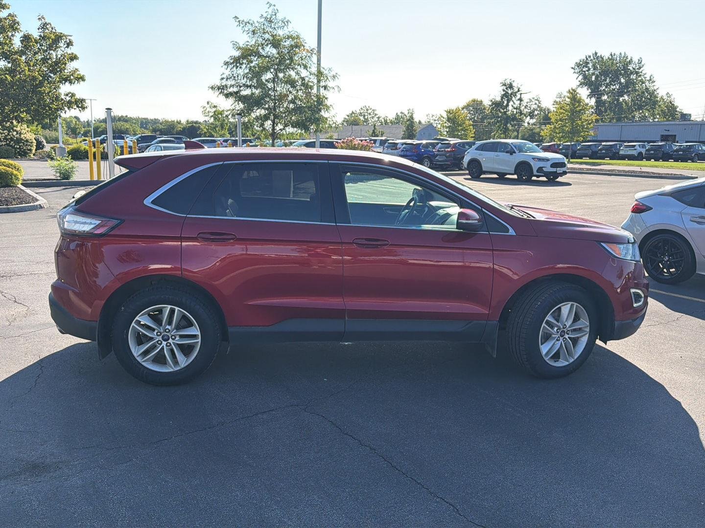 Used 2018 Ruby Red Metallic Tinted Clearcoat Ford SEL image 8