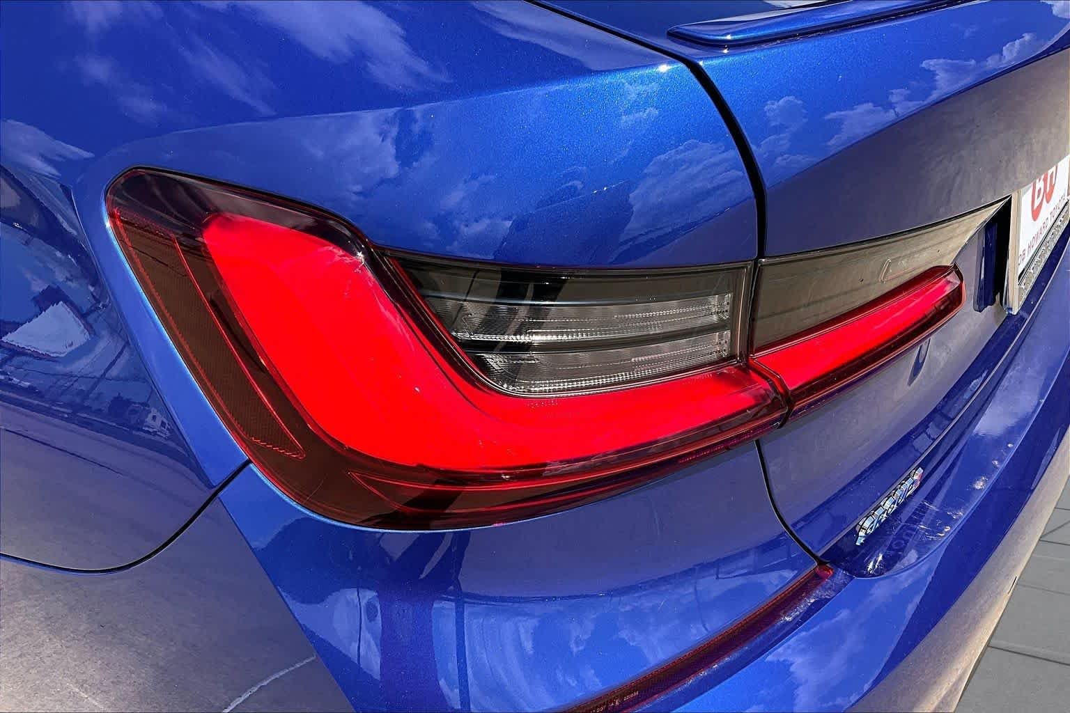 Used 2022 Portimao Blue Metallic BMW 330i xDrive image 28