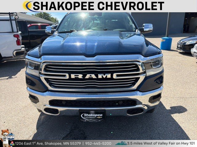 Used 2021 RAM Ram 1500 Pickup Laramie with VIN 1C6SRFJT2MN518010 for sale in Shakopee, Minnesota