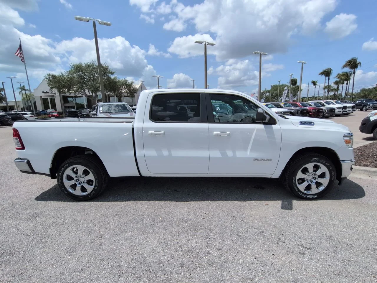Used 2022 Bright White Clearcoat Ram Big Horn image 4