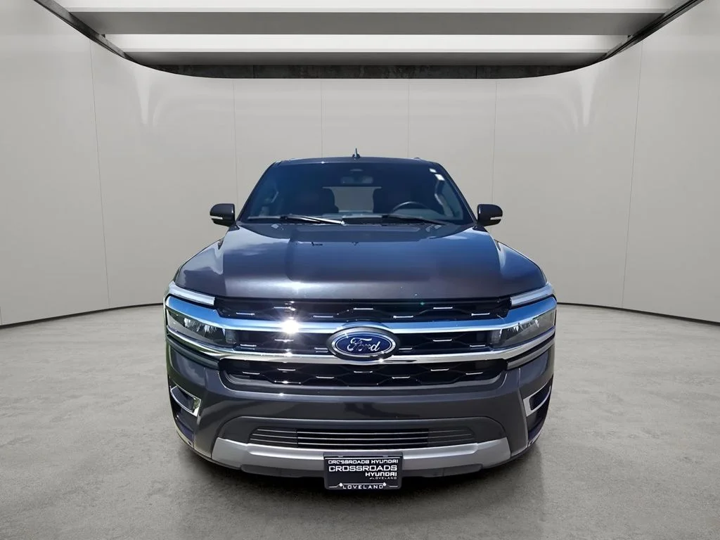Used 2024 Dark Matter Gray Metallic Ford Limited image 8