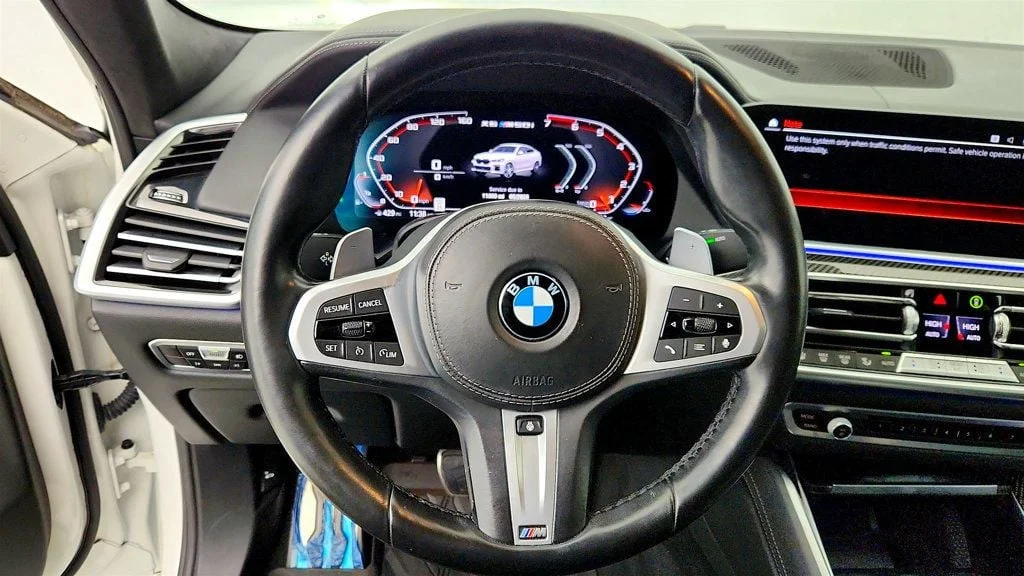 Used 2022 Alpine White BMW M50i SAC w/ Executive & Parking Assistance Pkgs + 22