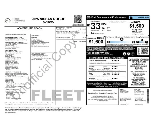 Used 2025 Black Nissan SV image 11