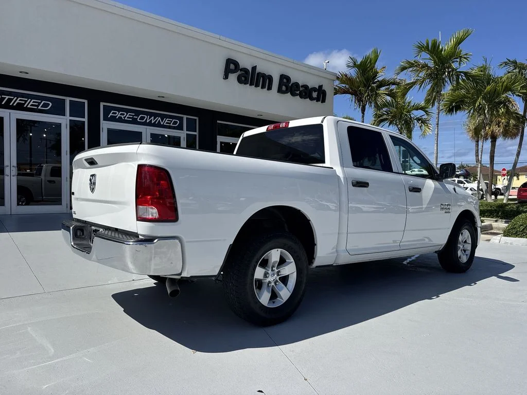 Used 2022 Bright White Clearcoat Ram SLT image 24