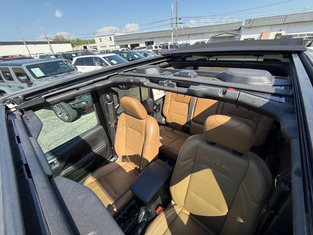 Used 2023 Black Jeep Sahara 4xe image 3