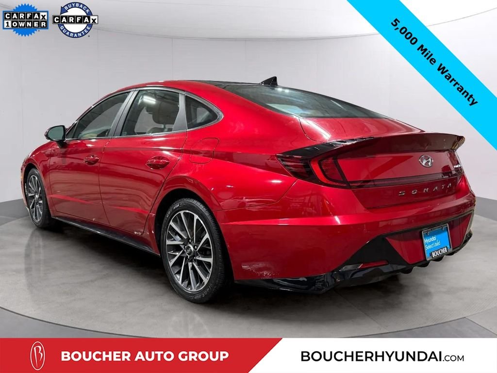 Certified Used 2020 Calypso Red Hyundai Limited image 5