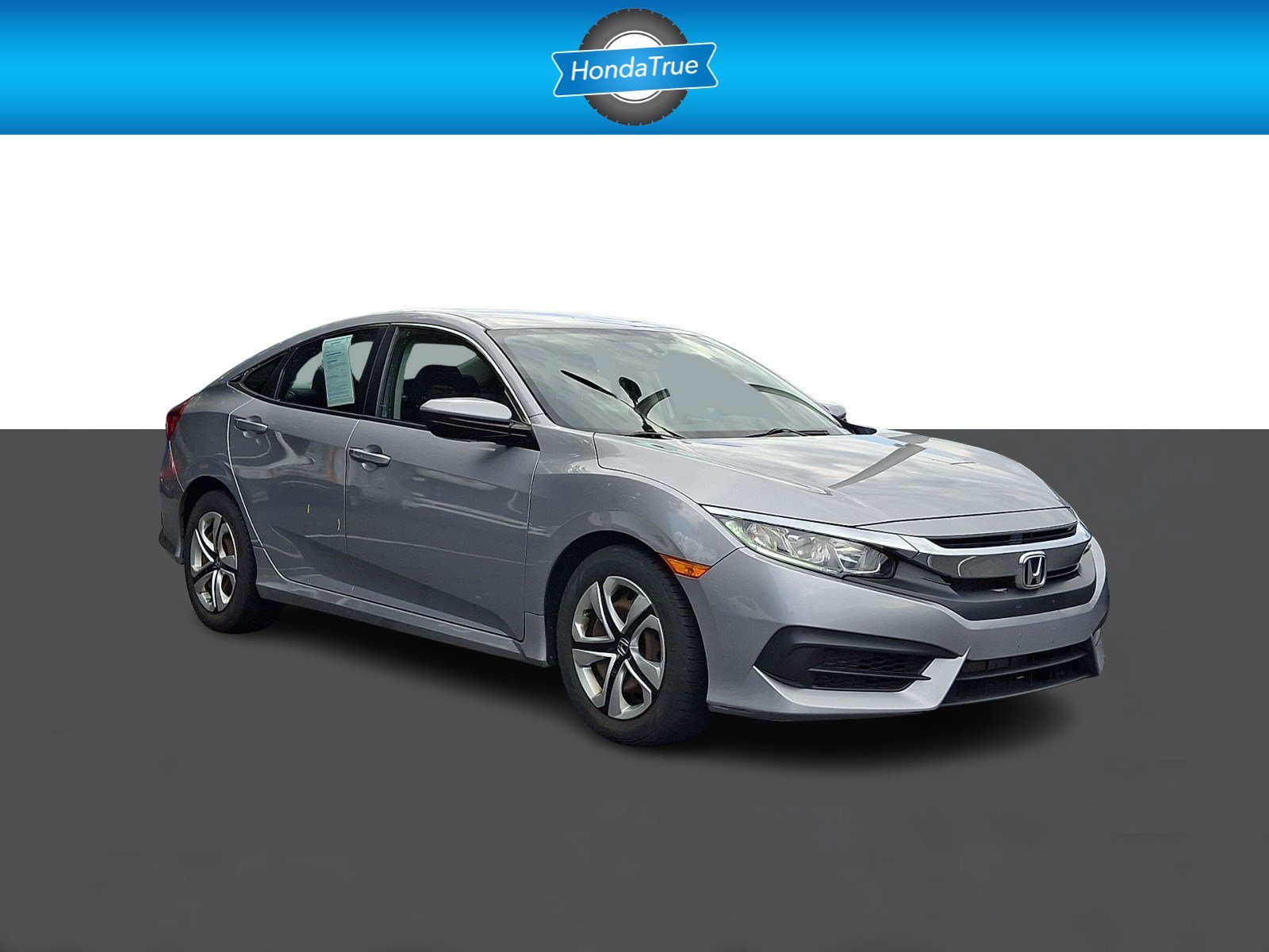 Certified Used 2016 Lunar Silver Metallic Honda LX image 1
