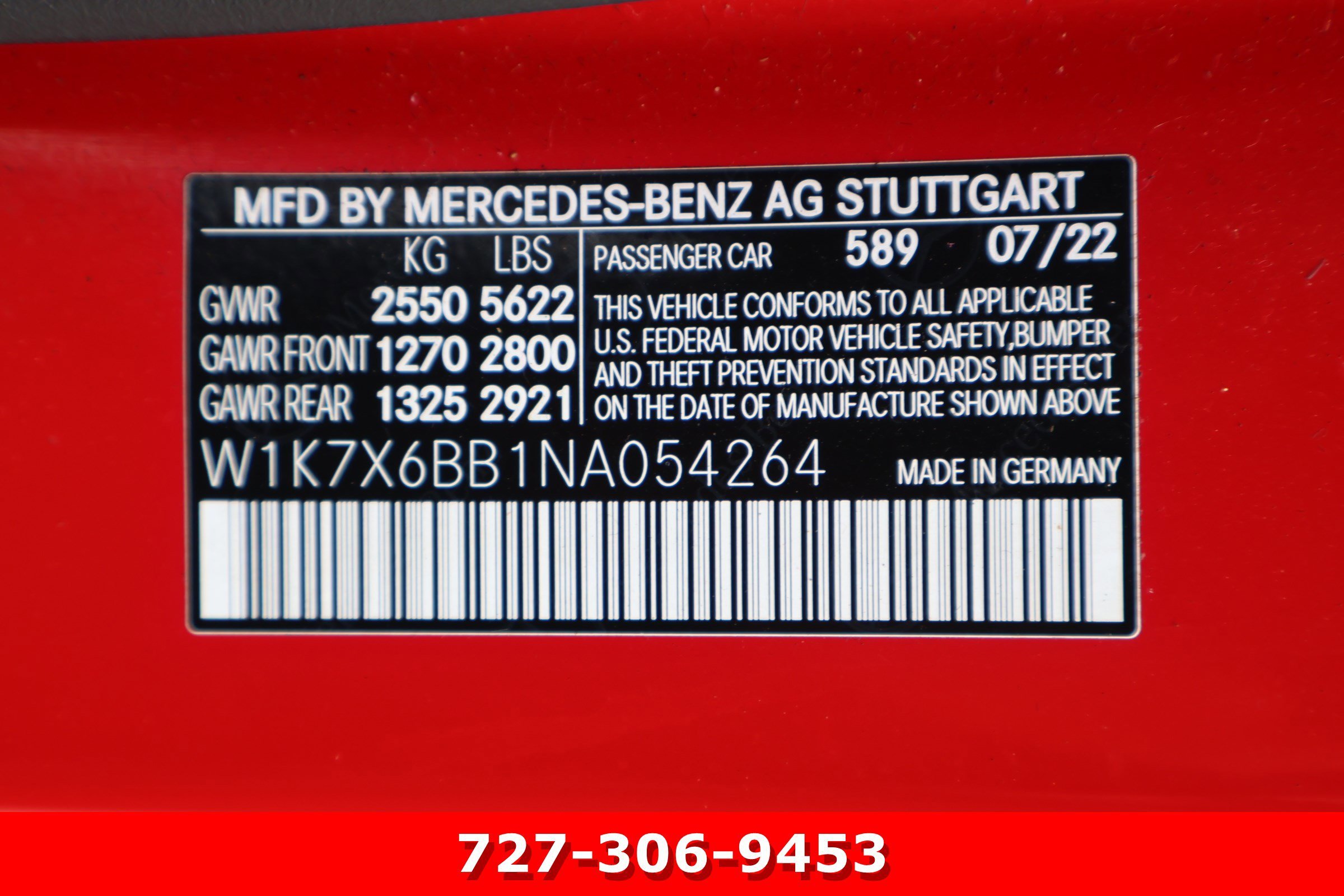 Certified Used 2022 Jupiter Red Mercedes-Benz AMG® GT 53 image 30