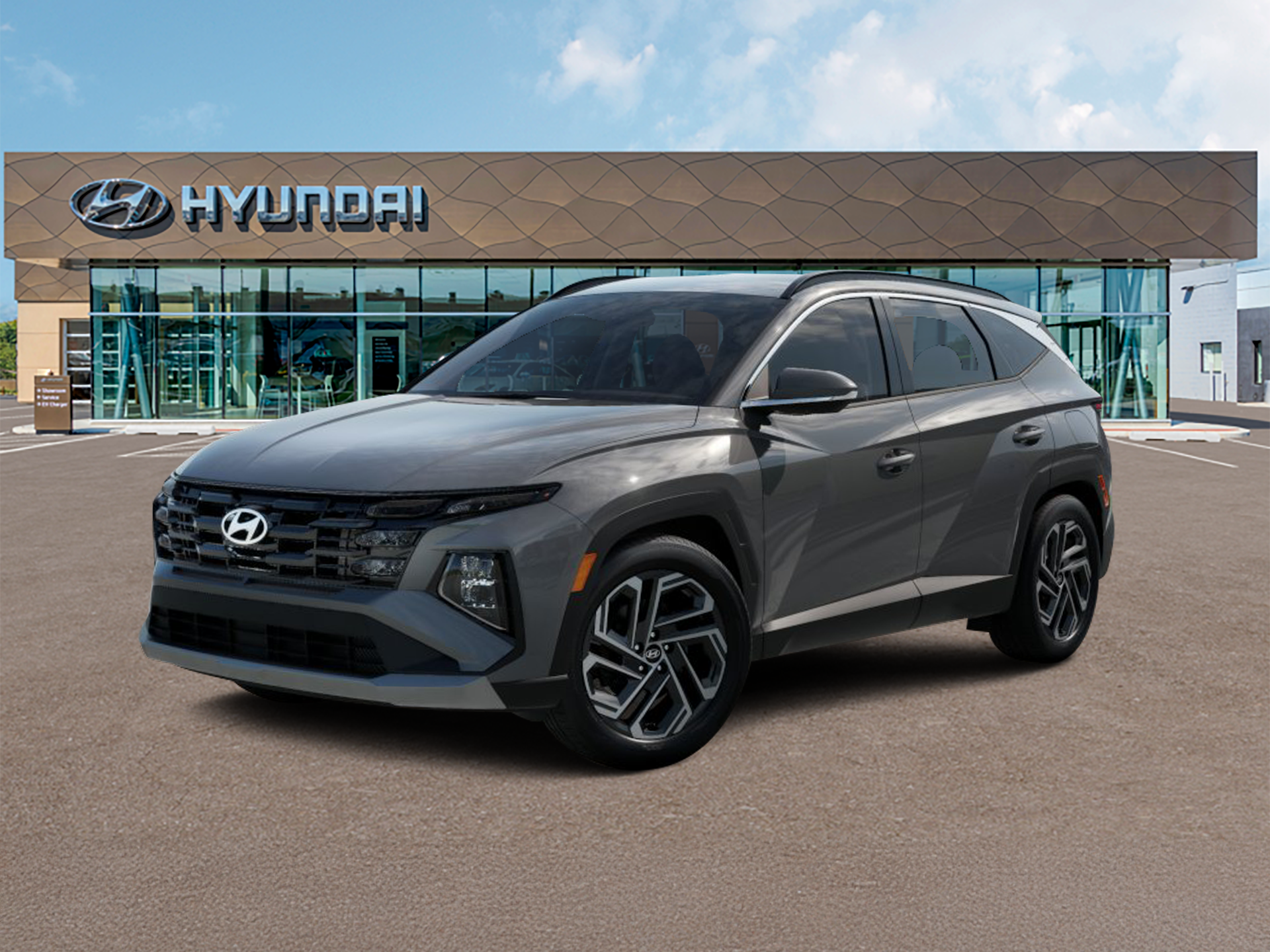 New 2026 Gray Hyundai SEL Plus AWD image 2