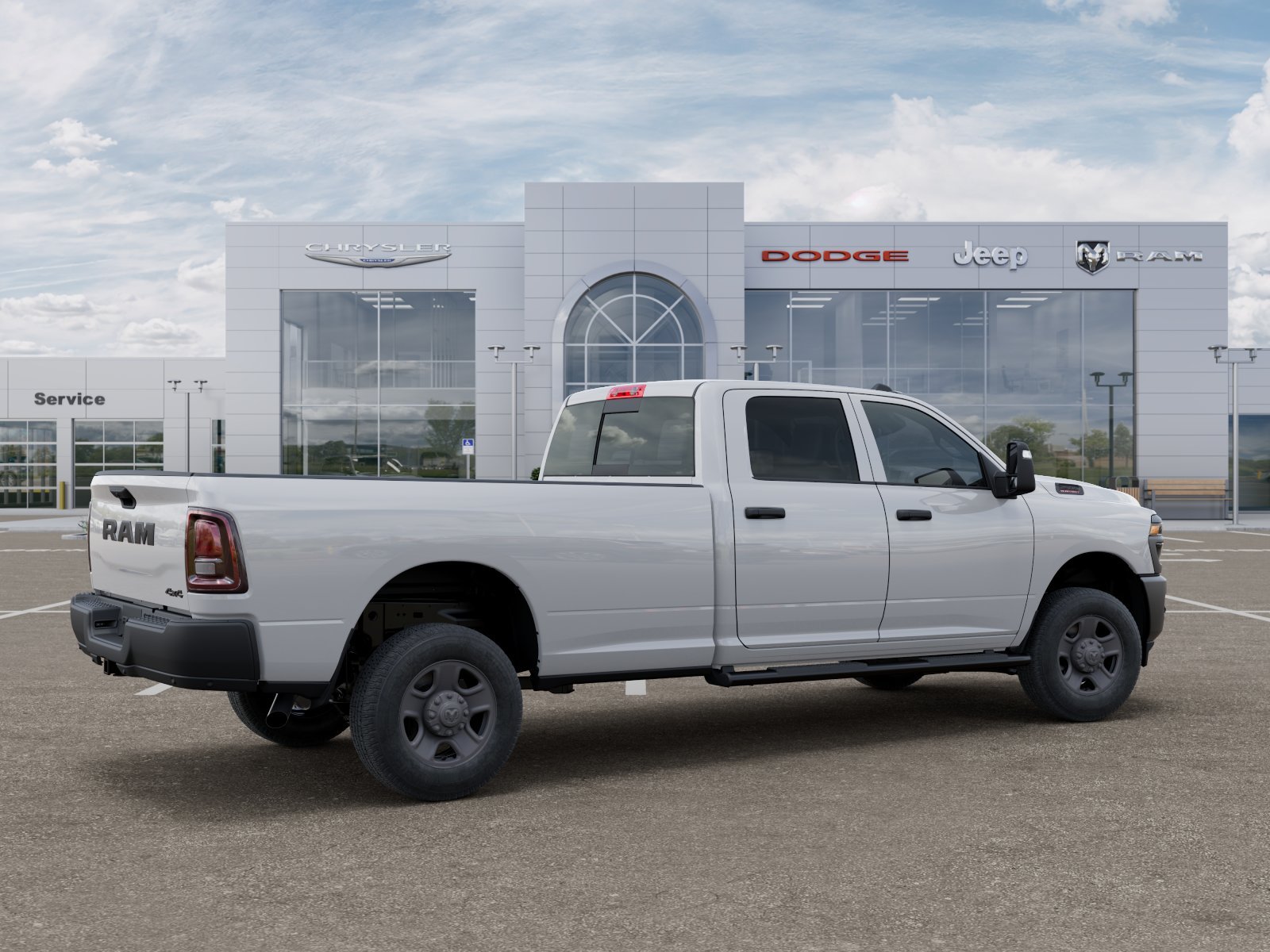New 2025 Bright White Clear-Coat Exterior Paint RAM Tradesman image 22