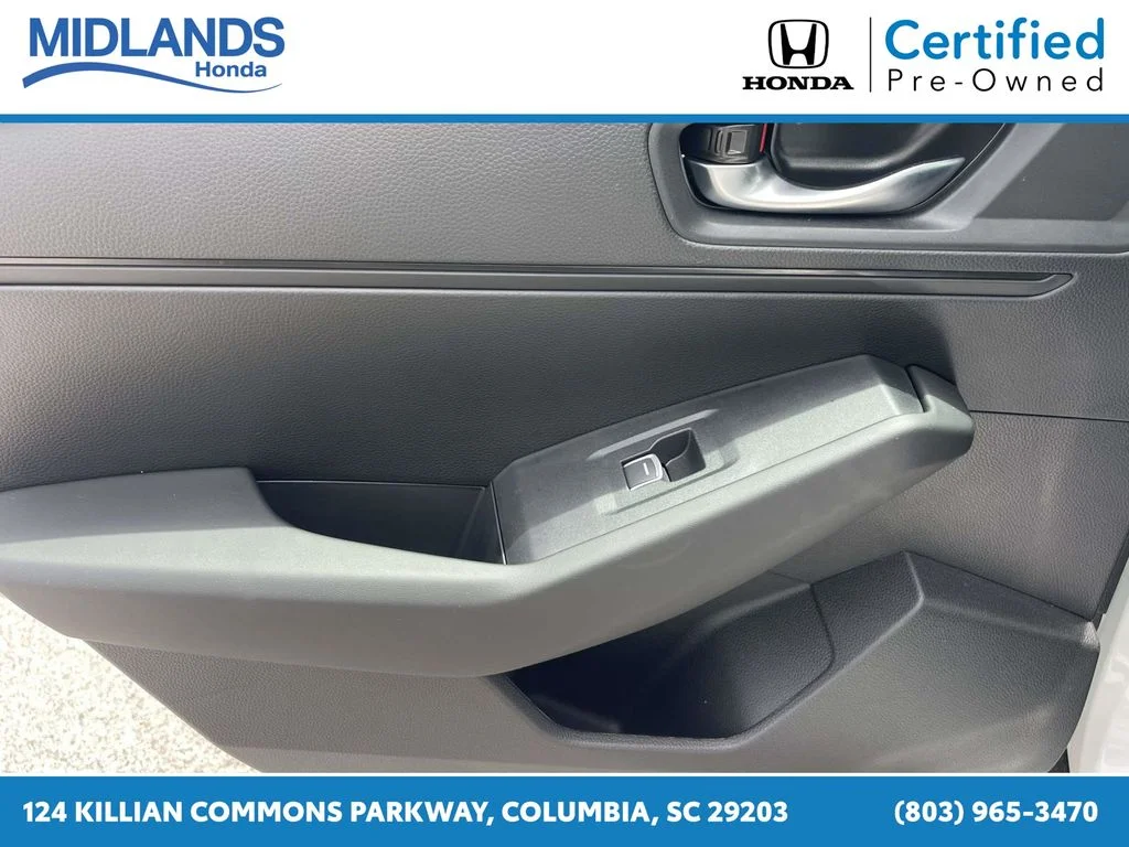Certified Used 2025 Platinum White Pearl Honda 1.5T SE image 12