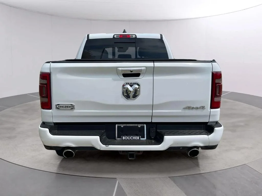 Used 2020 Bright White Clearcoat Ram Laramie Longhorn image 4
