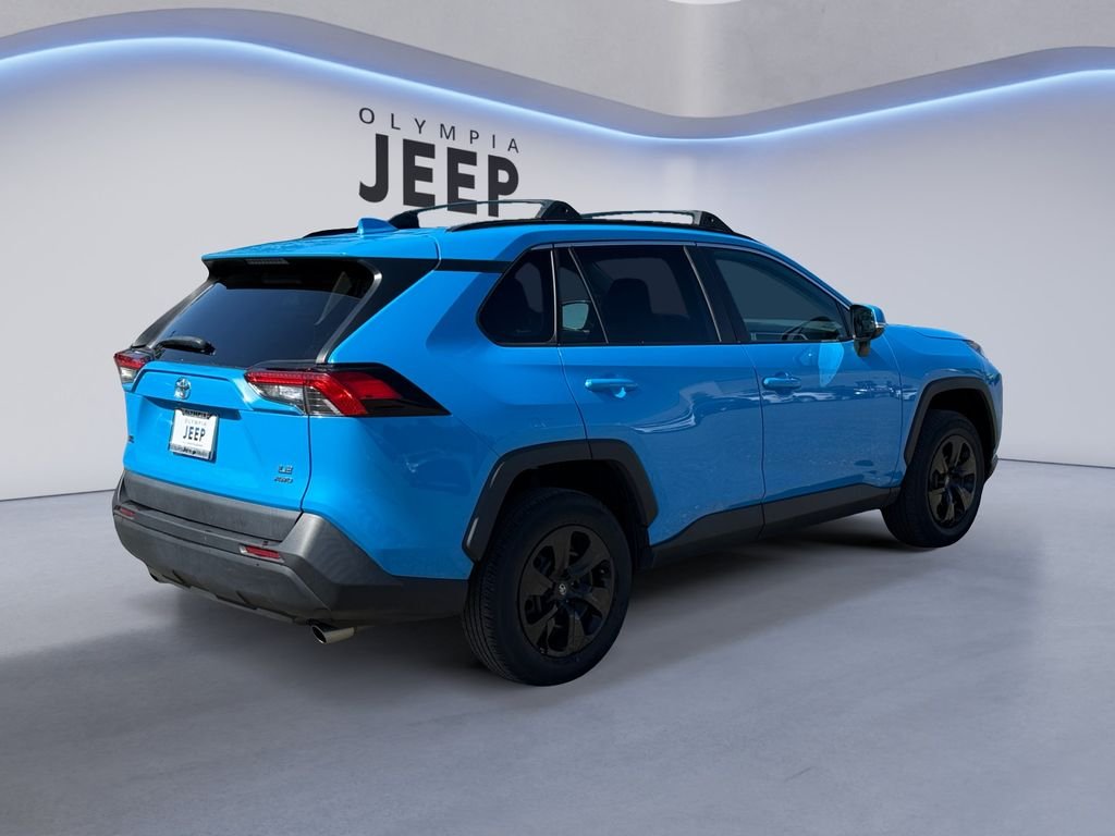 Used 2021 Blue Toyota LE image 6