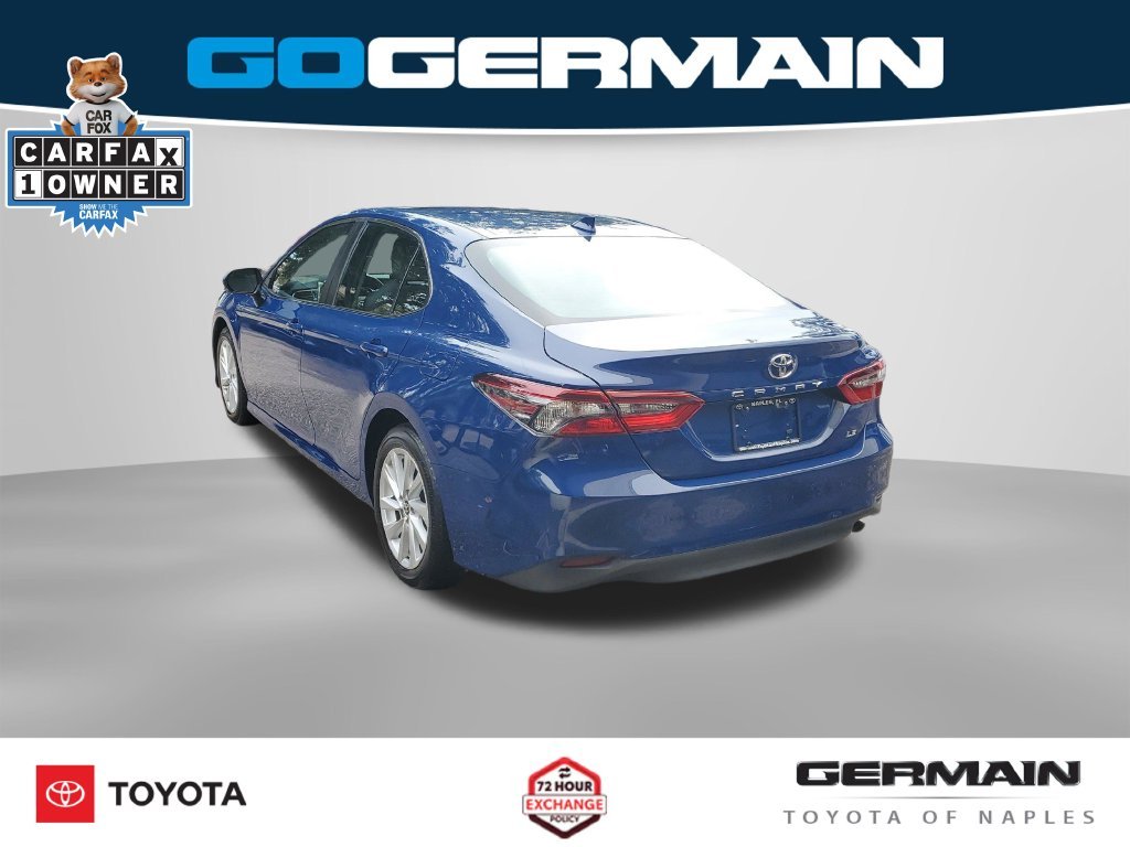 Certified Used 2024 Blue Toyota LE image 12