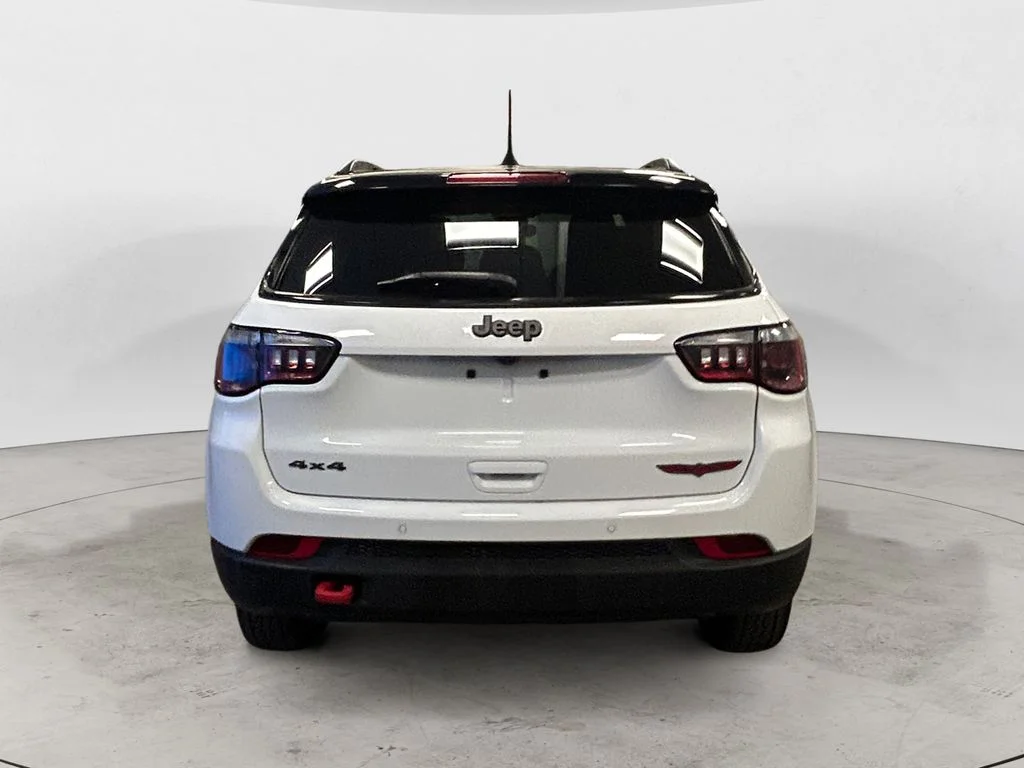 Used 2025 Bright White Jeep Trailhawk image 4