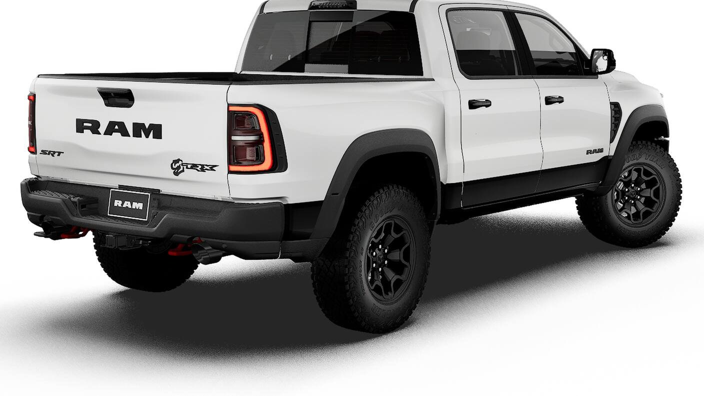 New 2027 Bright White Clear-Coat Exterior Paint RAM TRX image 2