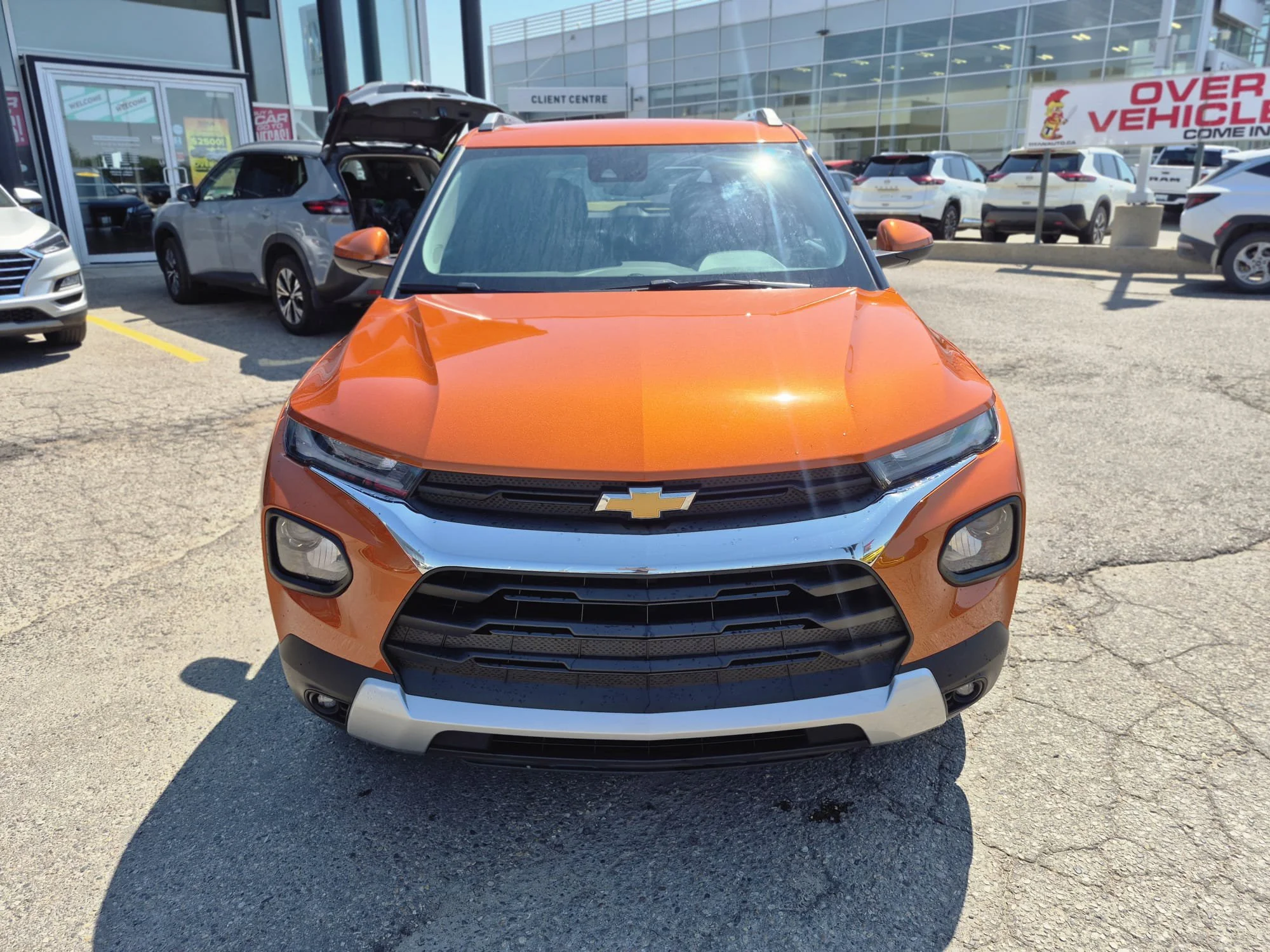 Certified Used 2023 Vivid Orange Metallic Chevrolet LT AWD*Htd Seats | Remote Start | Lane Keep Assist | Park Assist | CarPlay | Blind Spot Detection image 4