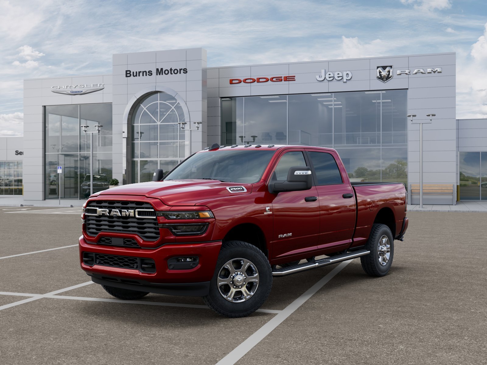 New 2027 Molten Red Pearl-Coat Exterior Paint RAM Lone Star image 27