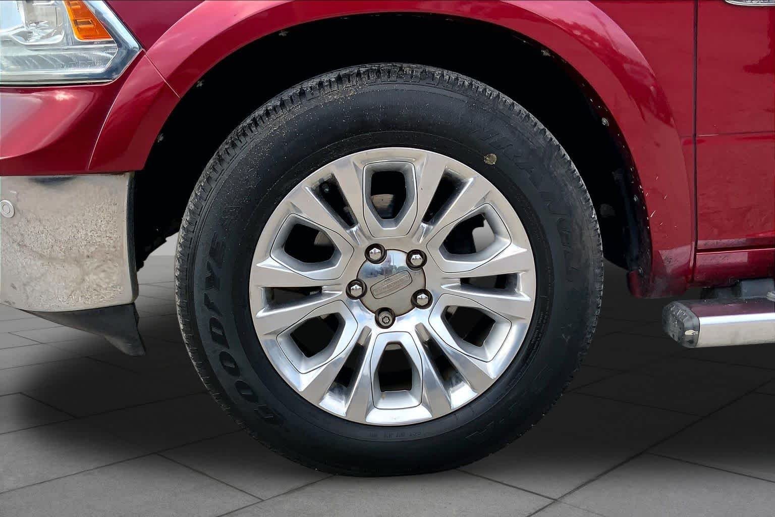Used 2015 Deep Cherry Red Crystal Pearlcoat Ram Laramie Longhorn image 11