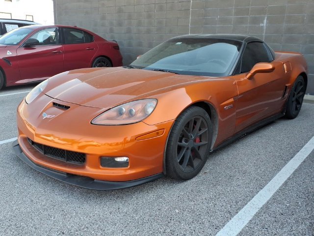 Used 2008 ATOMIC ORANGE METALLIC Chevrolet Z06 image 1