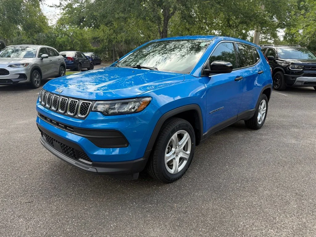 Used 2023 Laser Blue Jeep Sport image 3