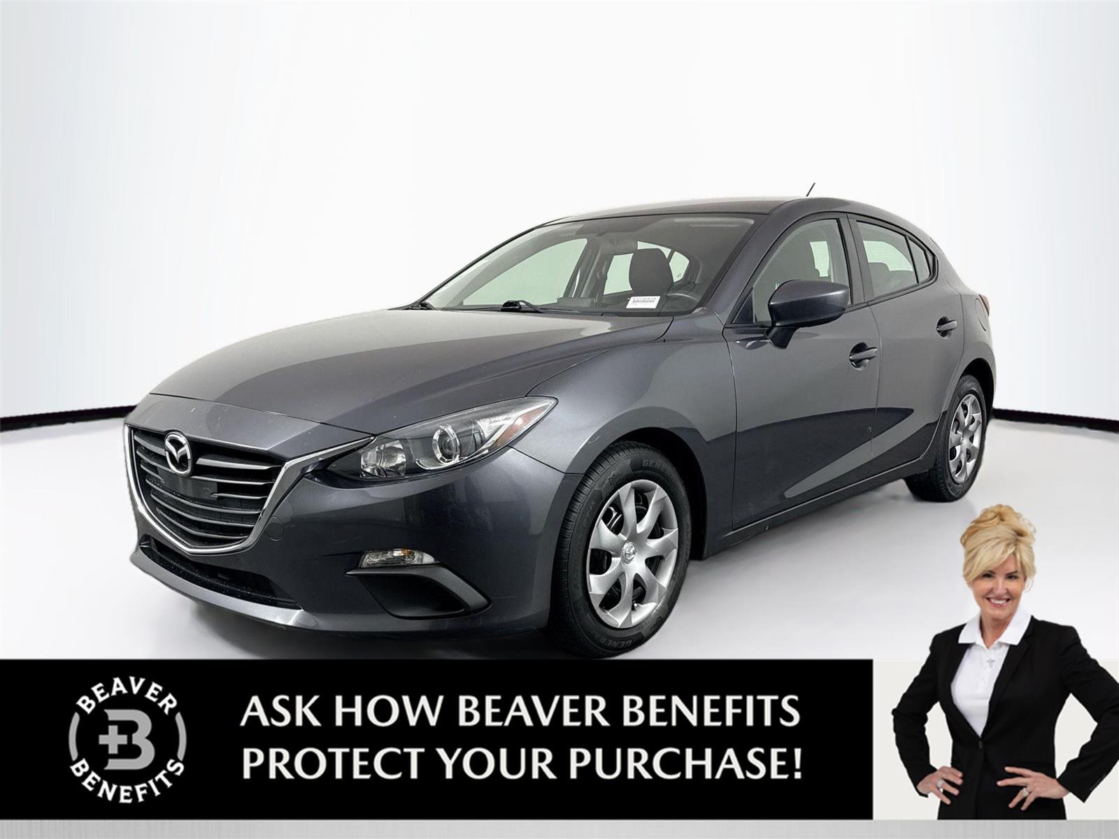 Used 2015 Meteor Gray Mica Mazda i Sport image 1