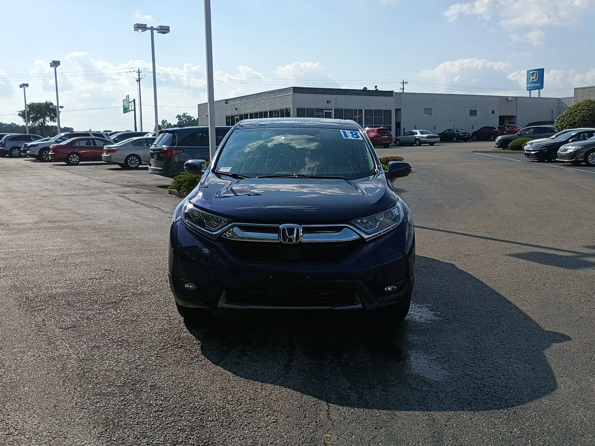 Certified Used 2018 Obsidian Blue Pearl Honda EX-L image 8