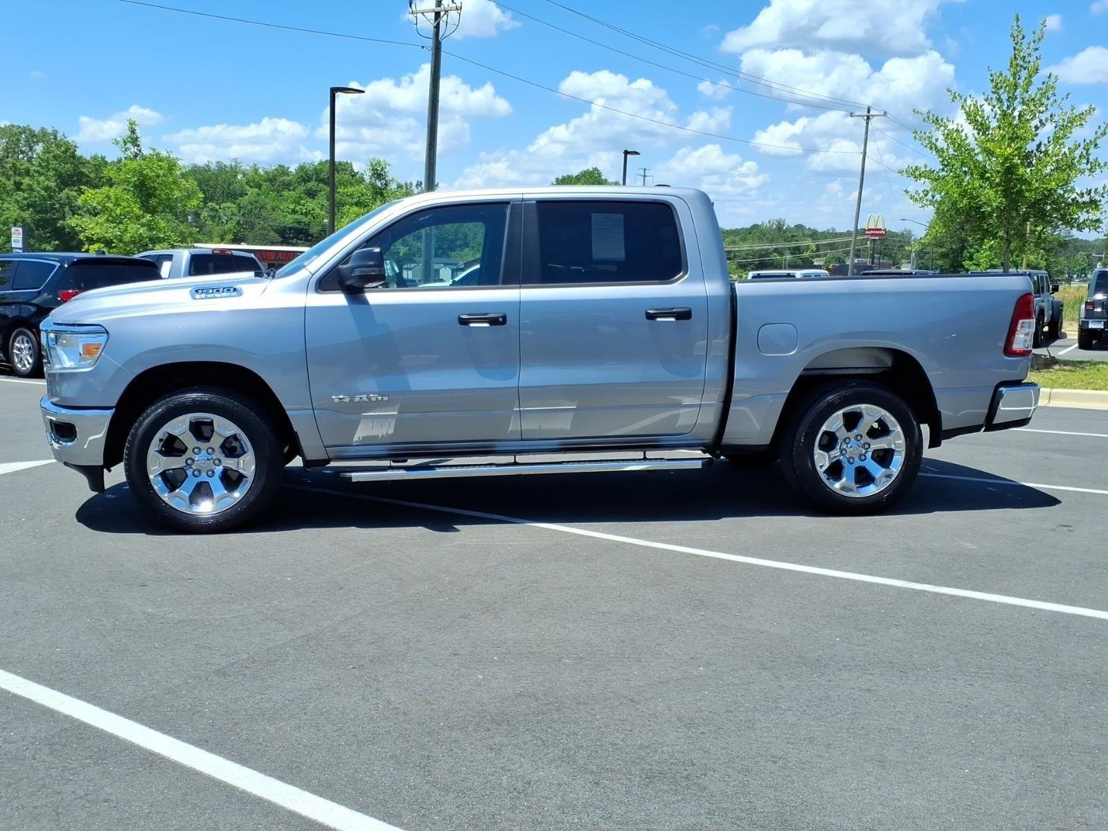 Used 2023 Billet Silver Metallic Clearcoat Ram Big Horn image 3