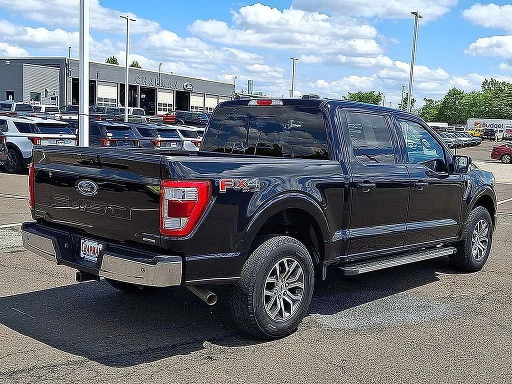 Certified Used 2022 Black Metallic Ford Lariat image 9