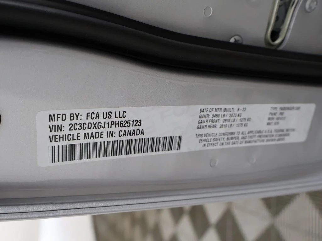 Used 2023 Silver Dodge R/T Scat Pack Widebody image 46