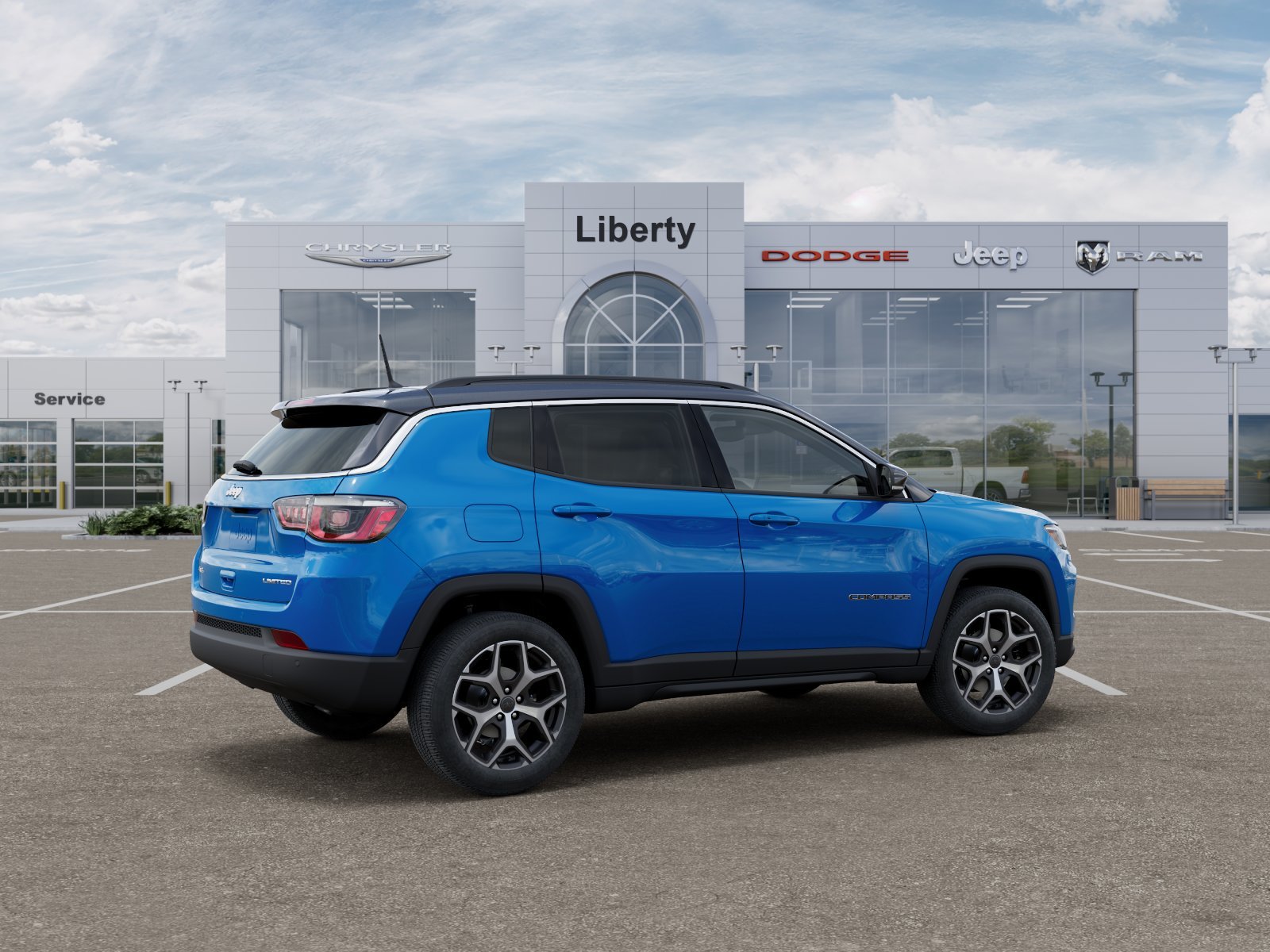New 2026 Hydro Blue Pearl-Coat Exterior Paint Jeep Limited image 42