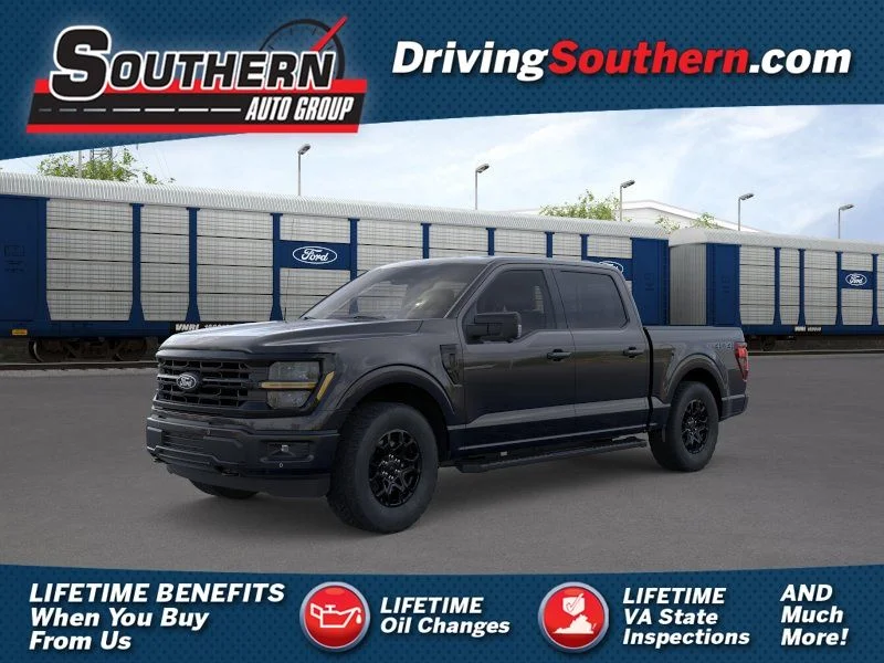 New 2026 Agate Black Metallic Ford XLT image 1