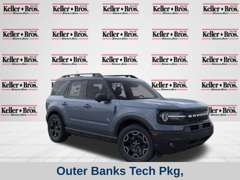 New 2026 Azure Gray Metallic Tri-Coat Ford Outer Banks image 1