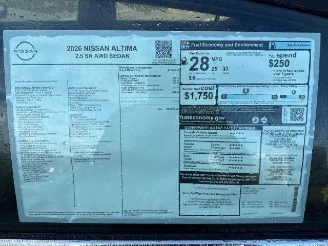 New 2026 Gray Sky Pearl Nissan SR image 29