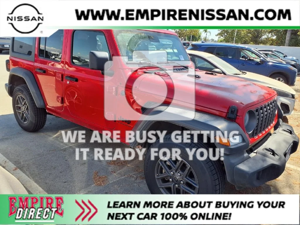 Used 2025 Red Jeep Sport S image 2