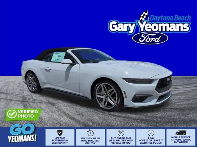 New 2026 Avalanche Gray Ford EcoBoost® Premium Convertible image 1