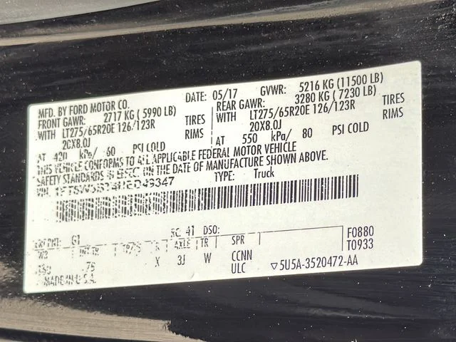 Used 2017 Black Ford Platinum image 34