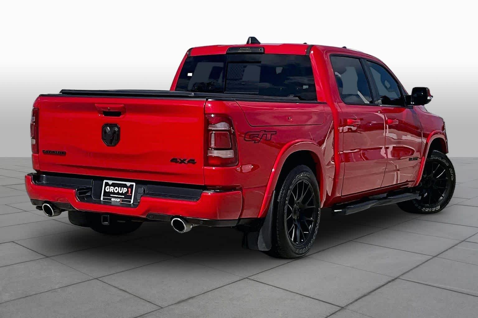 Used 2022 Flame Red Clearcoat Ram Laramie image 12
