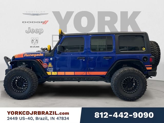 Used 2018 Blue Jeep Unlimited Sport S image 2