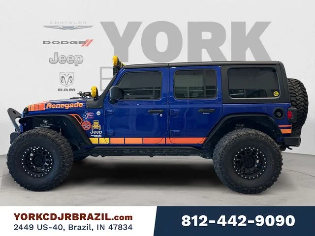 Used 2018 Blue Jeep Unlimited Sport S image 2