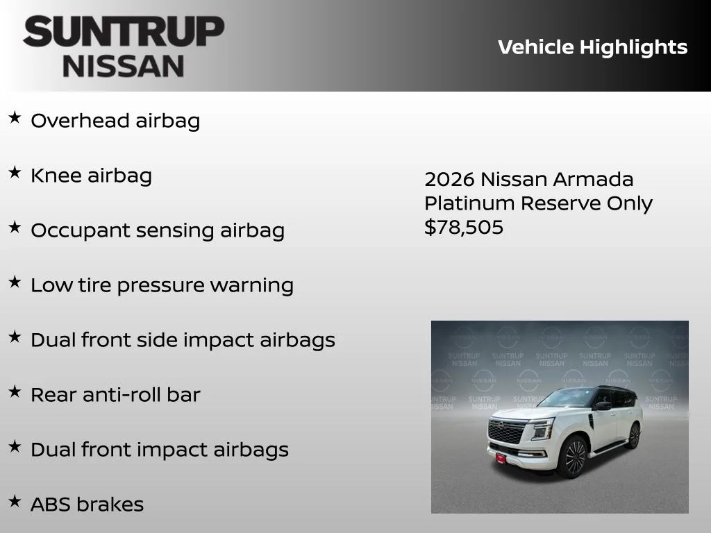 New 2026 White Nissan Platinum Reserve image 16