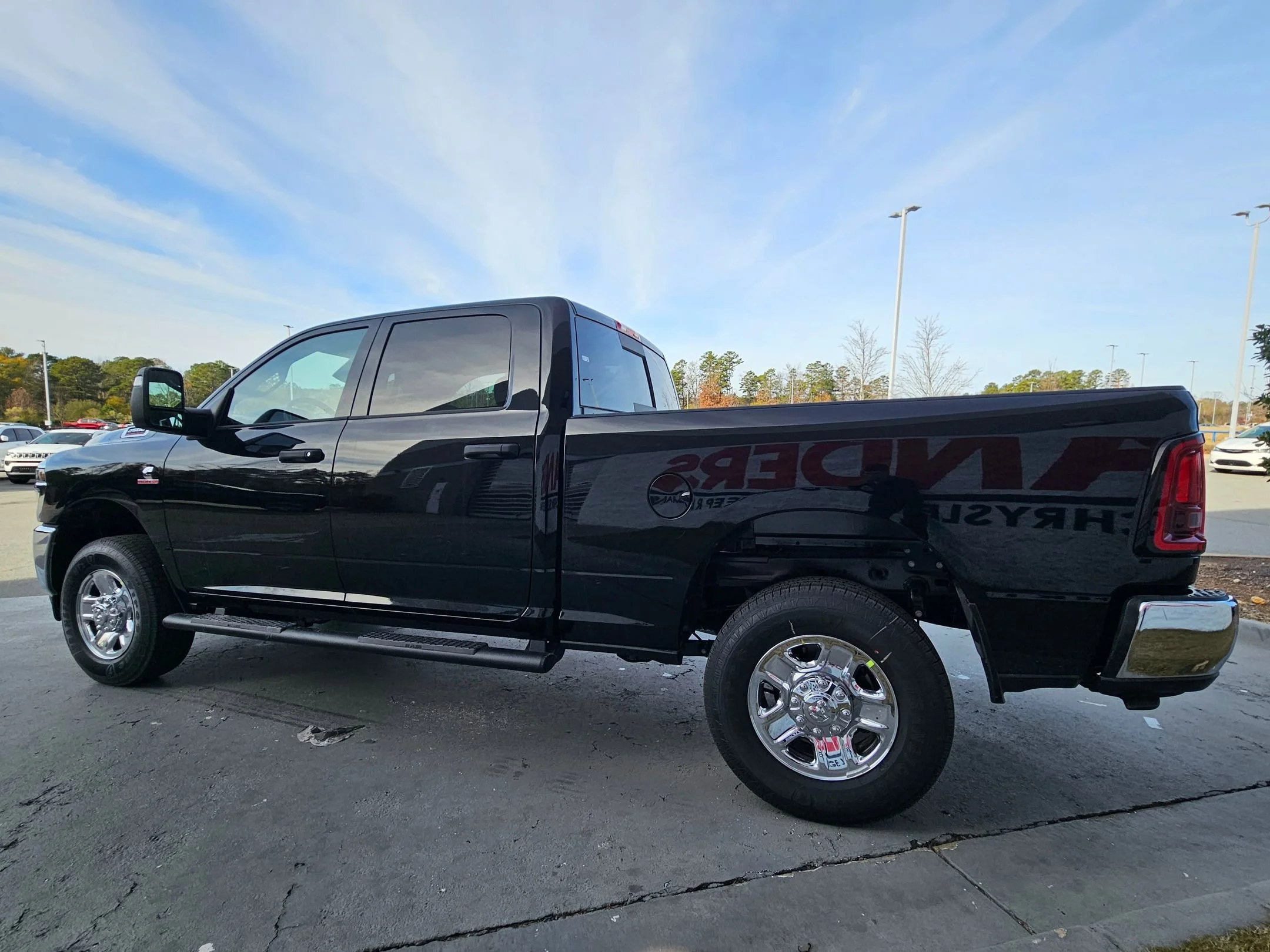 New 2026 Diamond Black Crystal Pearlcoat Ram Tradesman image 5