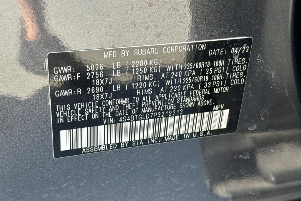 Used 2023 Magnetite Gray Metallic Subaru Onyx Edition XT image 32