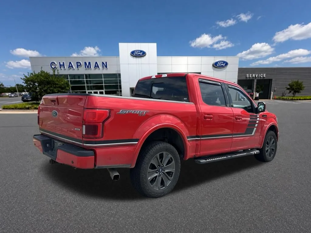 Used 2018 Race Red Ford Lariat image 5