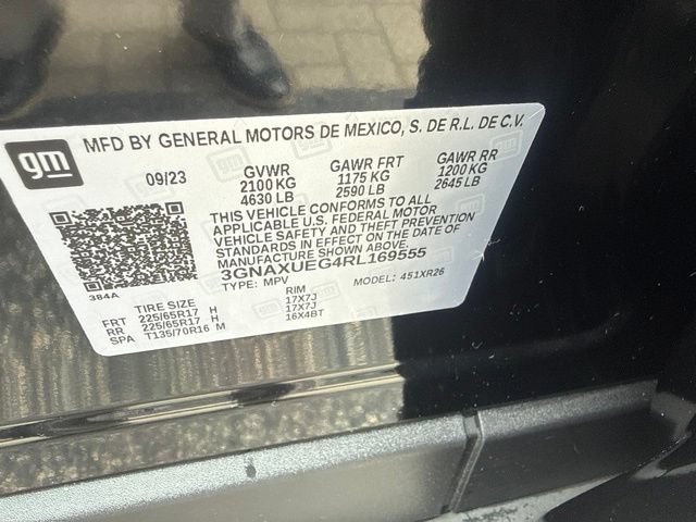 Used 2024 Mosaic Black Metallic Chevrolet LT image 8