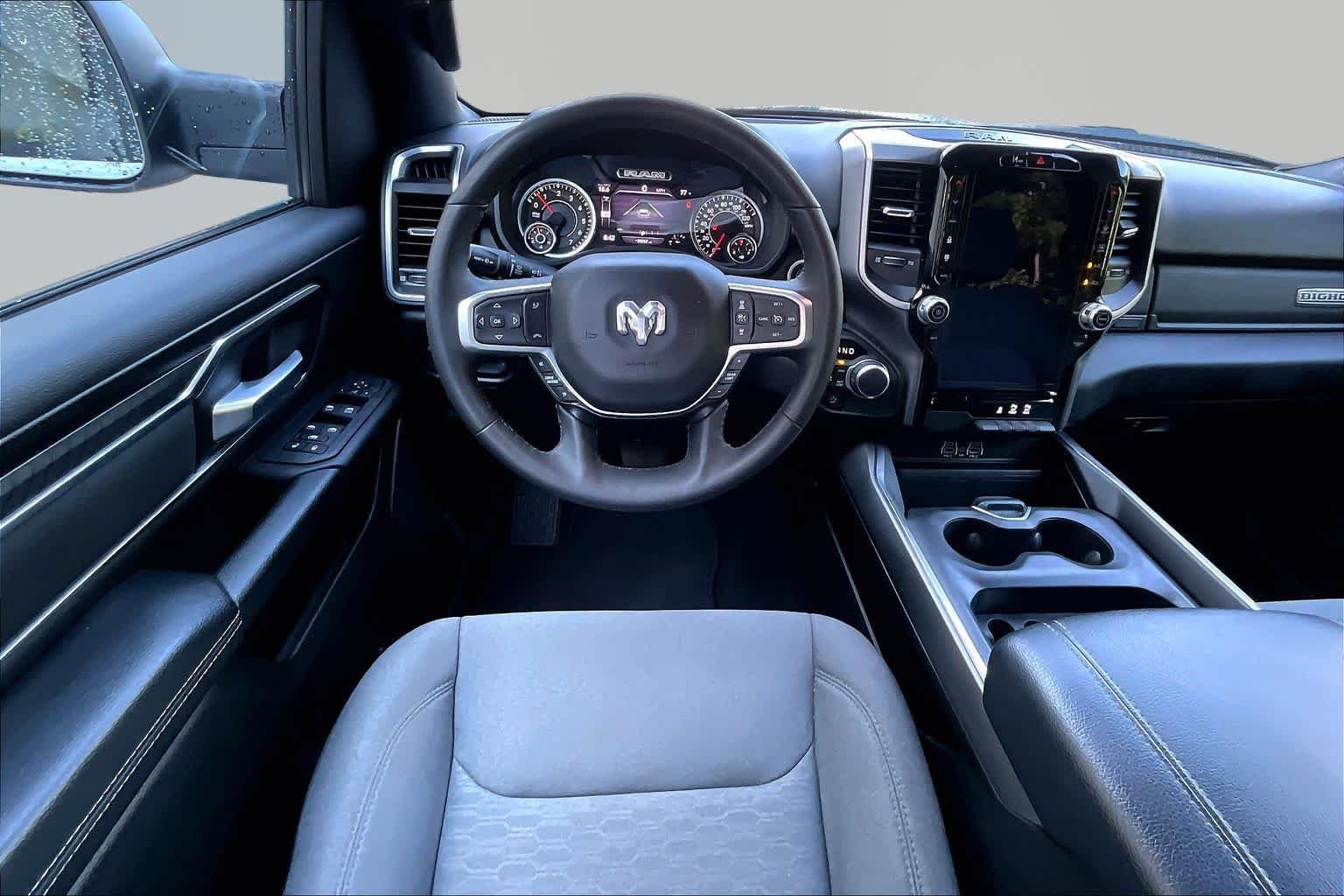 Used 2025 Bright White Clearcoat Ram Big Horn image 6