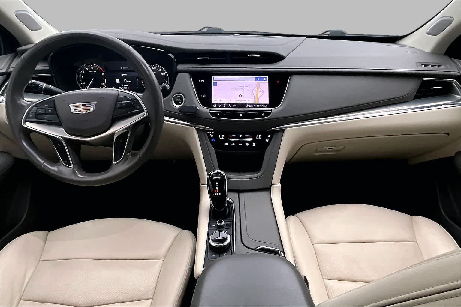 Used 2021 Dark Moon Blue Metallic Cadillac FWD Premium Luxury image 16