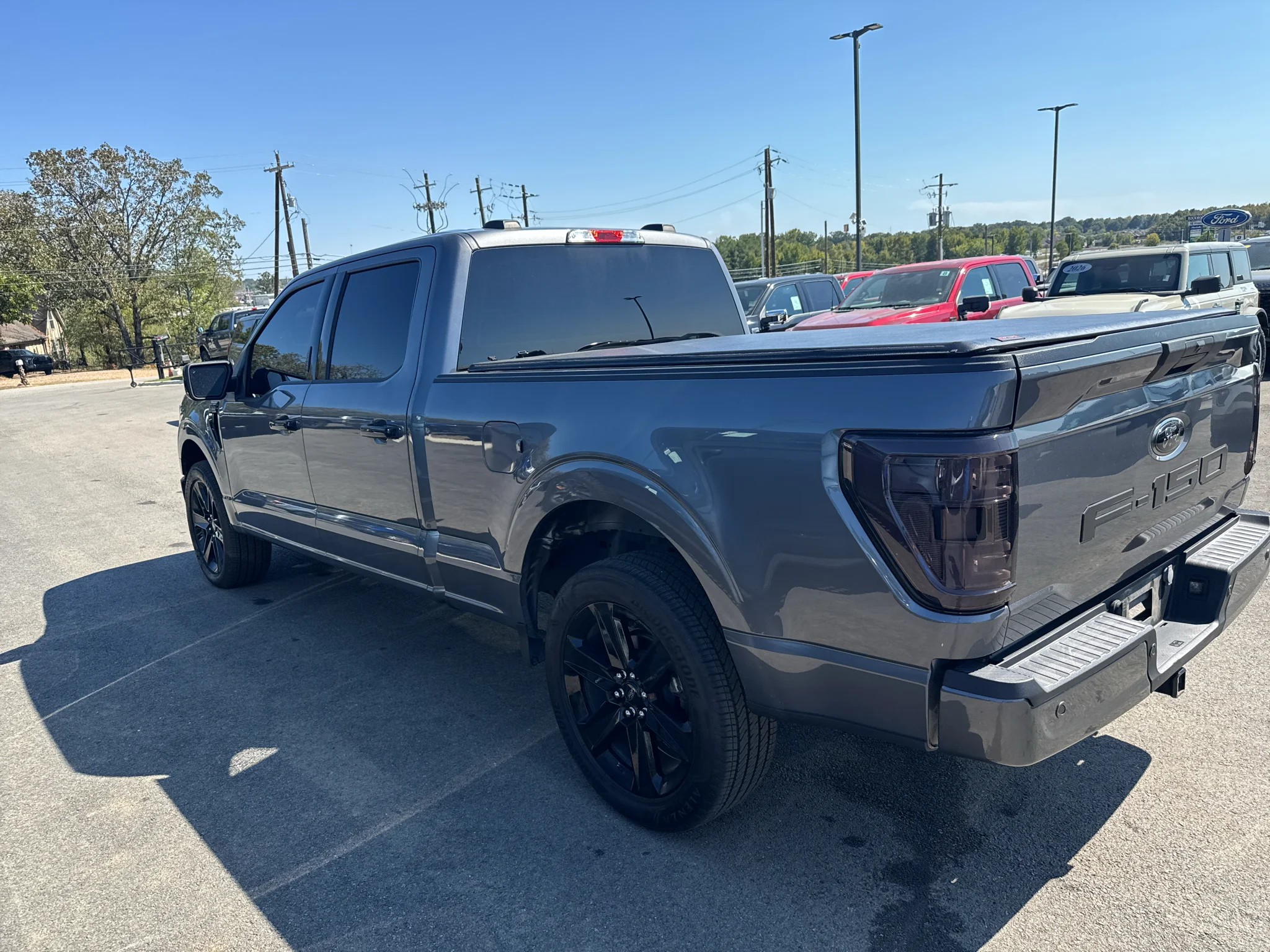 Used 2023 Carbonized Gray Metallic Ford XLT image 8