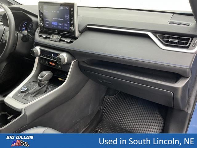 Used 2022 Cavalry Blue/Midnight Black Metallic Toyota Hybrid XSE image 23